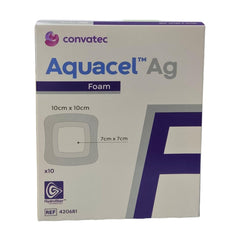 Aquacel AG Foam 10 cm 10 cm 10 Pieces