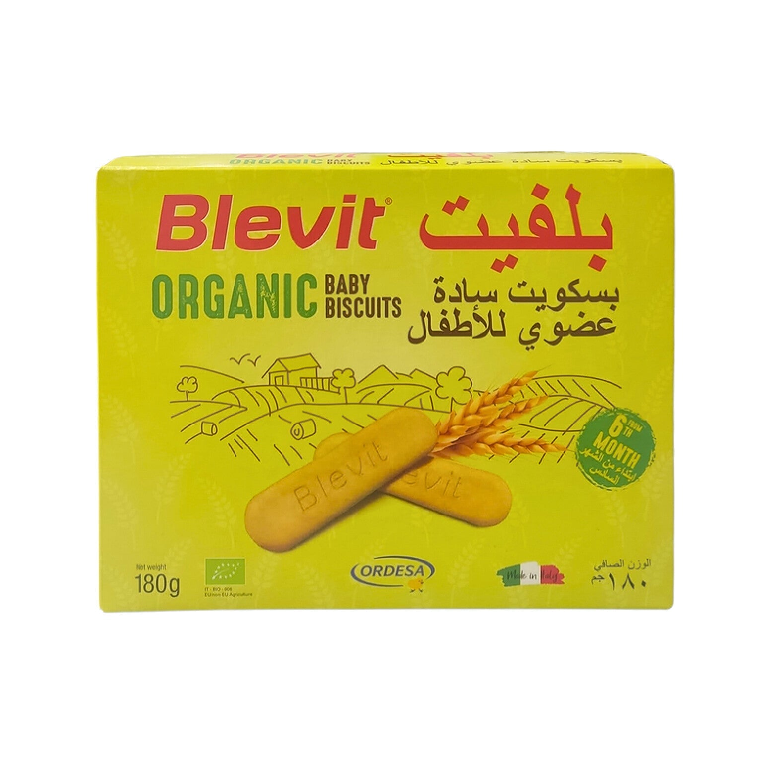 Blevit Organic Biscuits 180gm