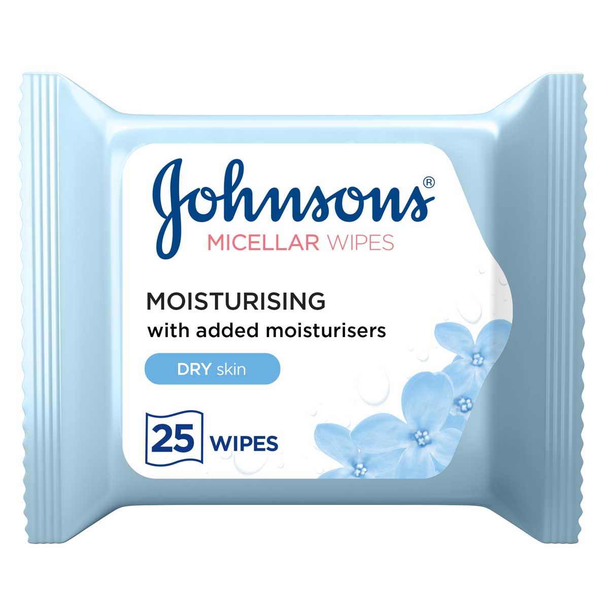 Johnson’S Cleansing Wipes Dry Skin - 25 Wipes
