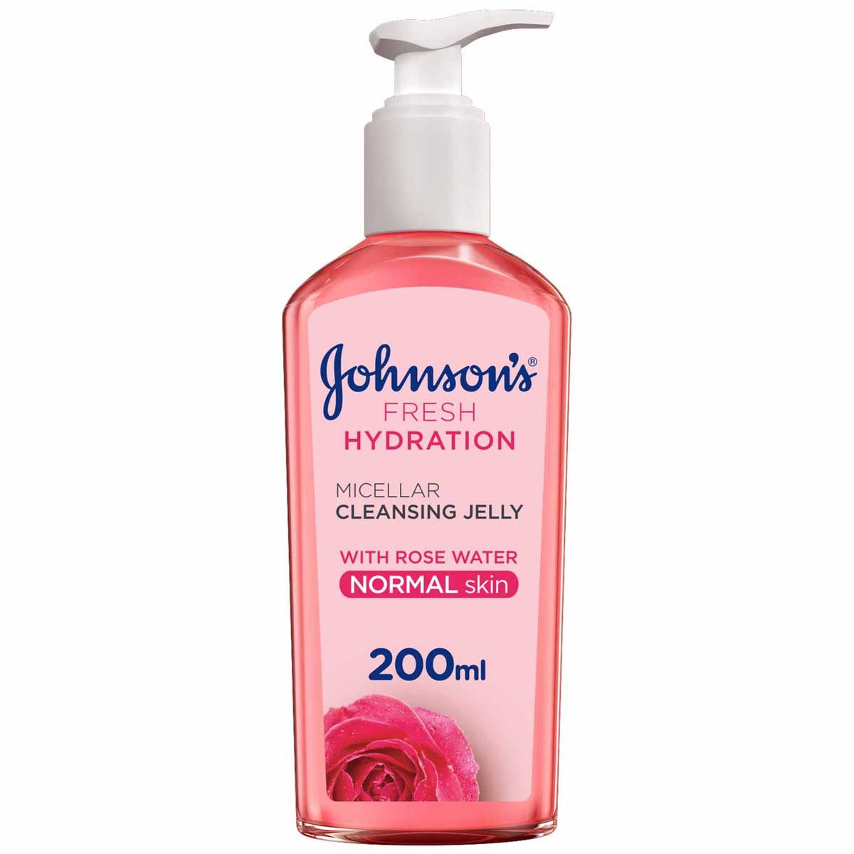 Johnson’S Face Cleanser Micellar For Normal Skin - 200Ml + Cotton Makeup Gift