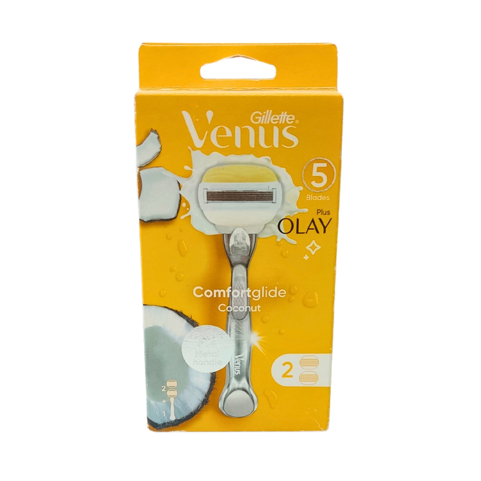 Venus 5 ComfortGlide Coconut Olay 2 Heads