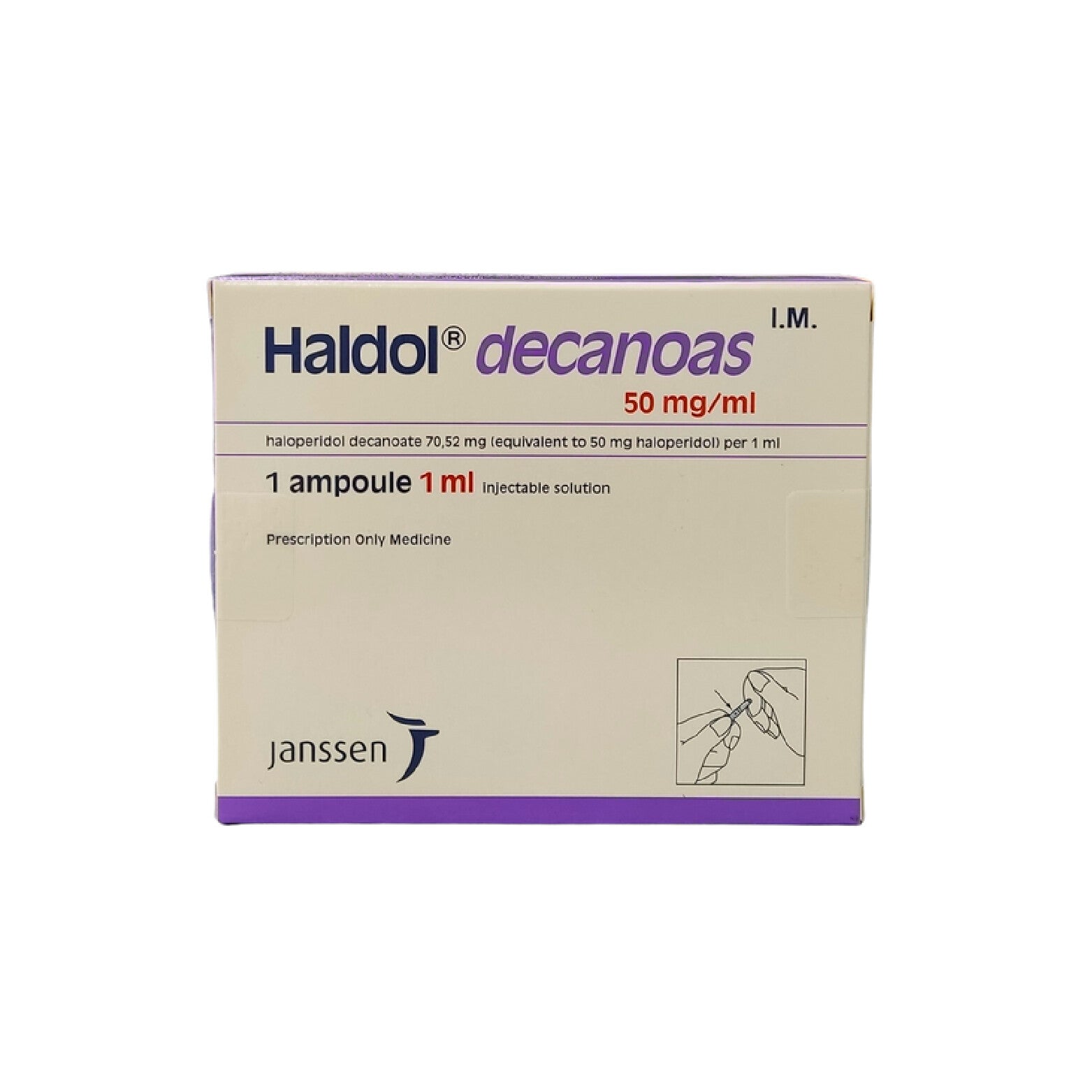 Haldol Antipsychotic Injection 50mg/ml 1 Ampoule