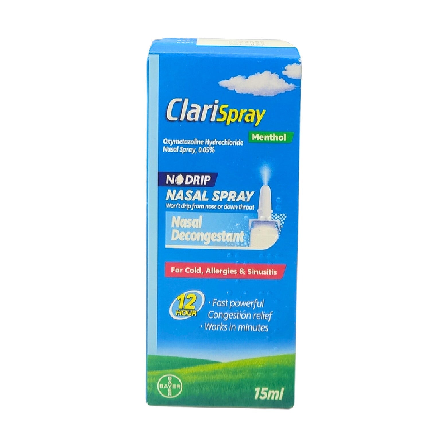 Clarispray Menthol for nasal relief 15ML