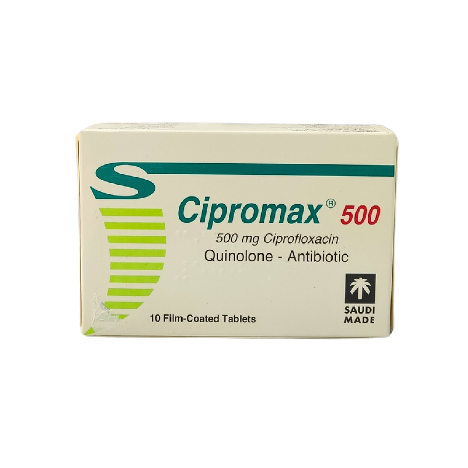 Cipromax 500Mg Ciprofloxacin Broad-Spectrum Antibiotic-10 Tablets