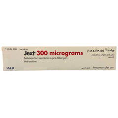 Jext Adrenaline 300mcg 1 Prefilled Pen – Rapid Response for Severe Allergies