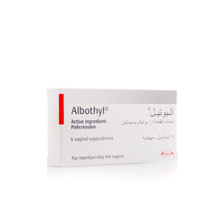 Albothyl Vaginal 6 Suppositories