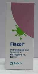 Flazol 125 mg * 5 ml 120 ml syrup