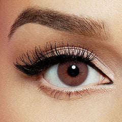 ليالا عدسات كستنائى بنى 2قطعة