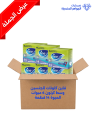 PANTS MEDIUM BOX 6 PAC X 14 PCS FINE