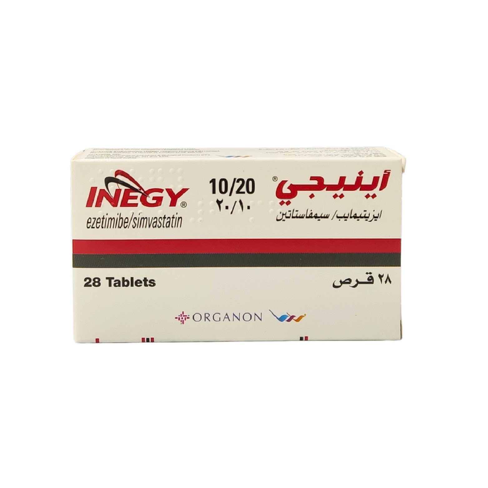 Inegy Cholesterol and Heart Health Tablets 20/10mg 28 Tablets