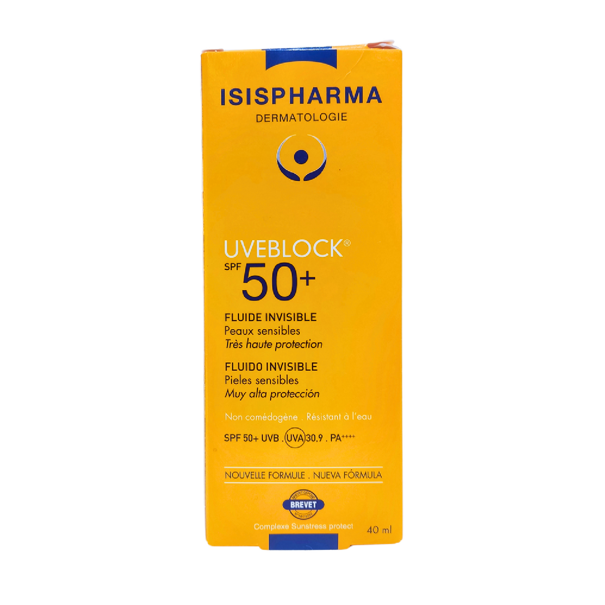 Uvebock Invisible Fluid â€“ High Protection SPF +50 (40ml)