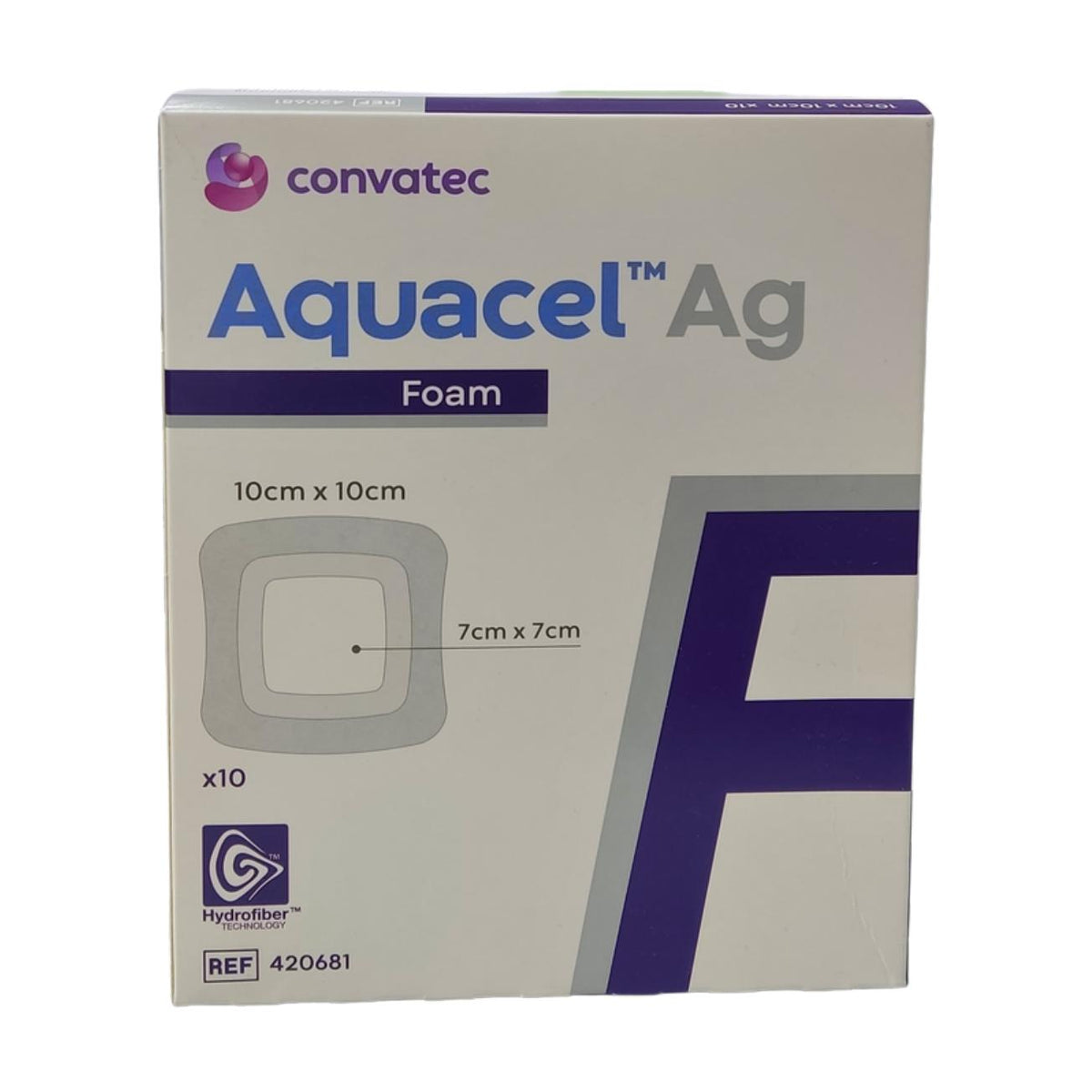 Aquacel AG Foam 10 cm 10 cm 10 Pieces