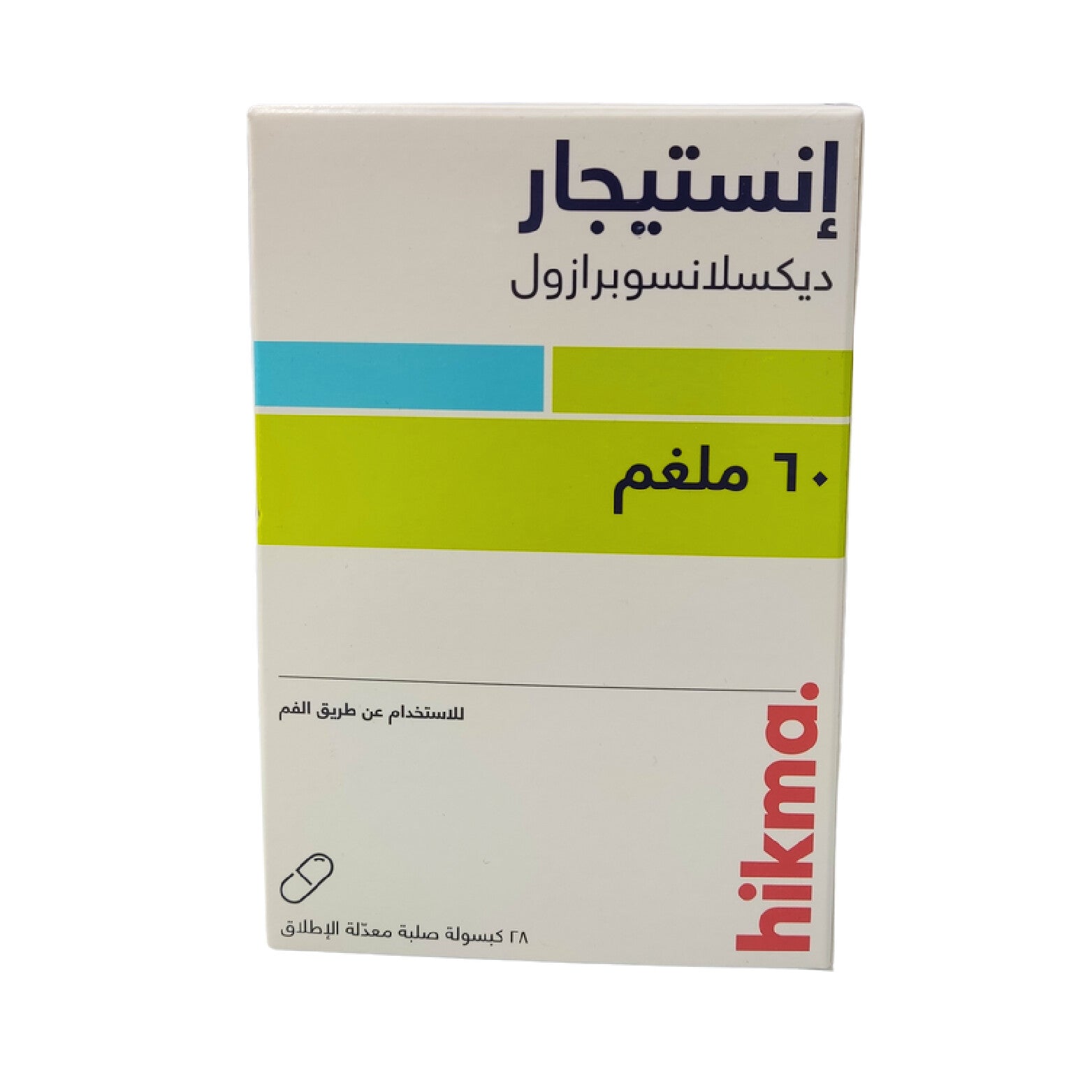 Instigar 60mg Delayed Release 28 Capsules