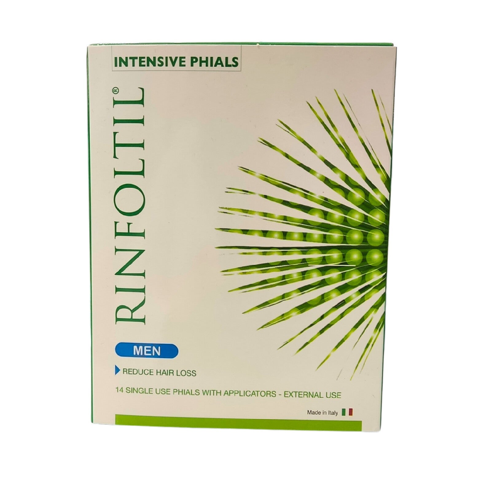 Rinfoltil Ampoules For Men-14 Ampoules - 5Ml-Hair Loss Treatment and Growth Support