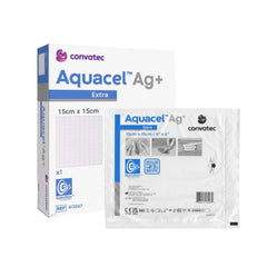 ضمادات جروح اكواسيل اكسترا فضة بلس 15×15 سم