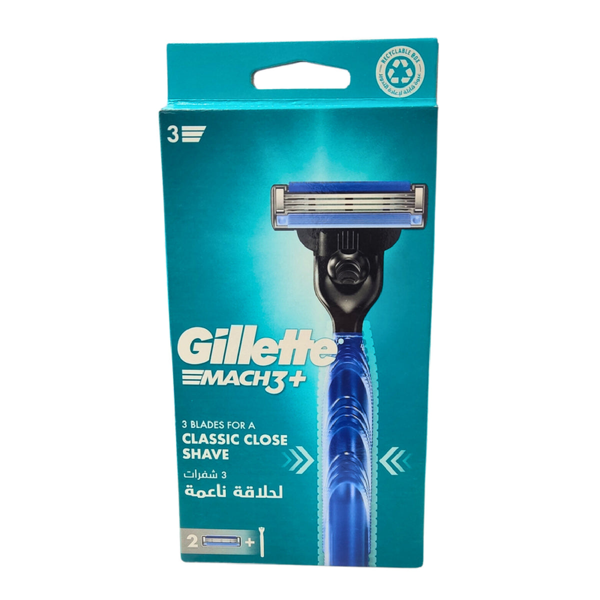 Gillette Mach3 Menâ€™s Razor + 2 Cartridges