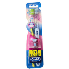 Oral-B Precision Clean Ultrathin Toothbrush 0.01mm â€“ Extra Soft (1+1)