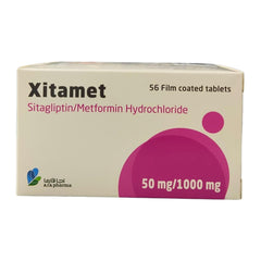 Xitamet 50/1000MG 56 Tablets