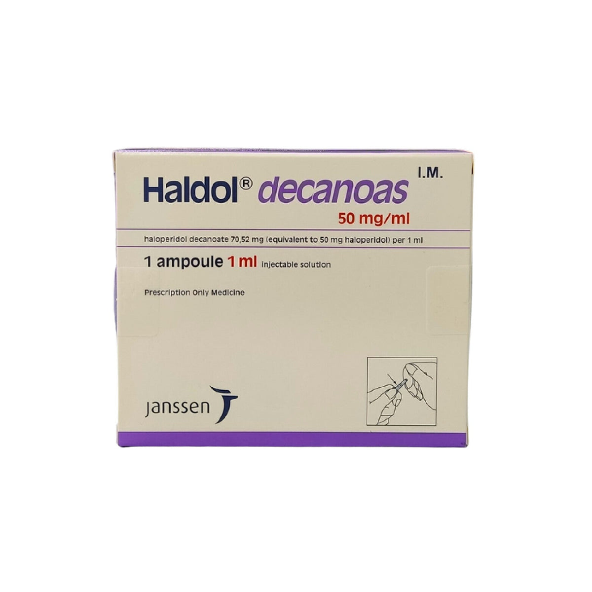 Haldol Antipsychotic Injection 50mg/ml 1 Ampoule