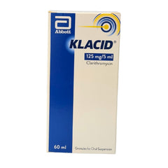 Klacid 125MG/5ML 60ML antibiotic