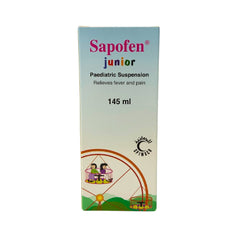 Sapofen Syrup 100 Mg/5 Ml 145 Ml-Ibuprofen- Pain Reliever- Fever Reducer and Anti-Inflammatory For Children