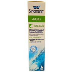 Sinomarine Adult Nasal Spray 125Ml-Natural Sea Water Solution