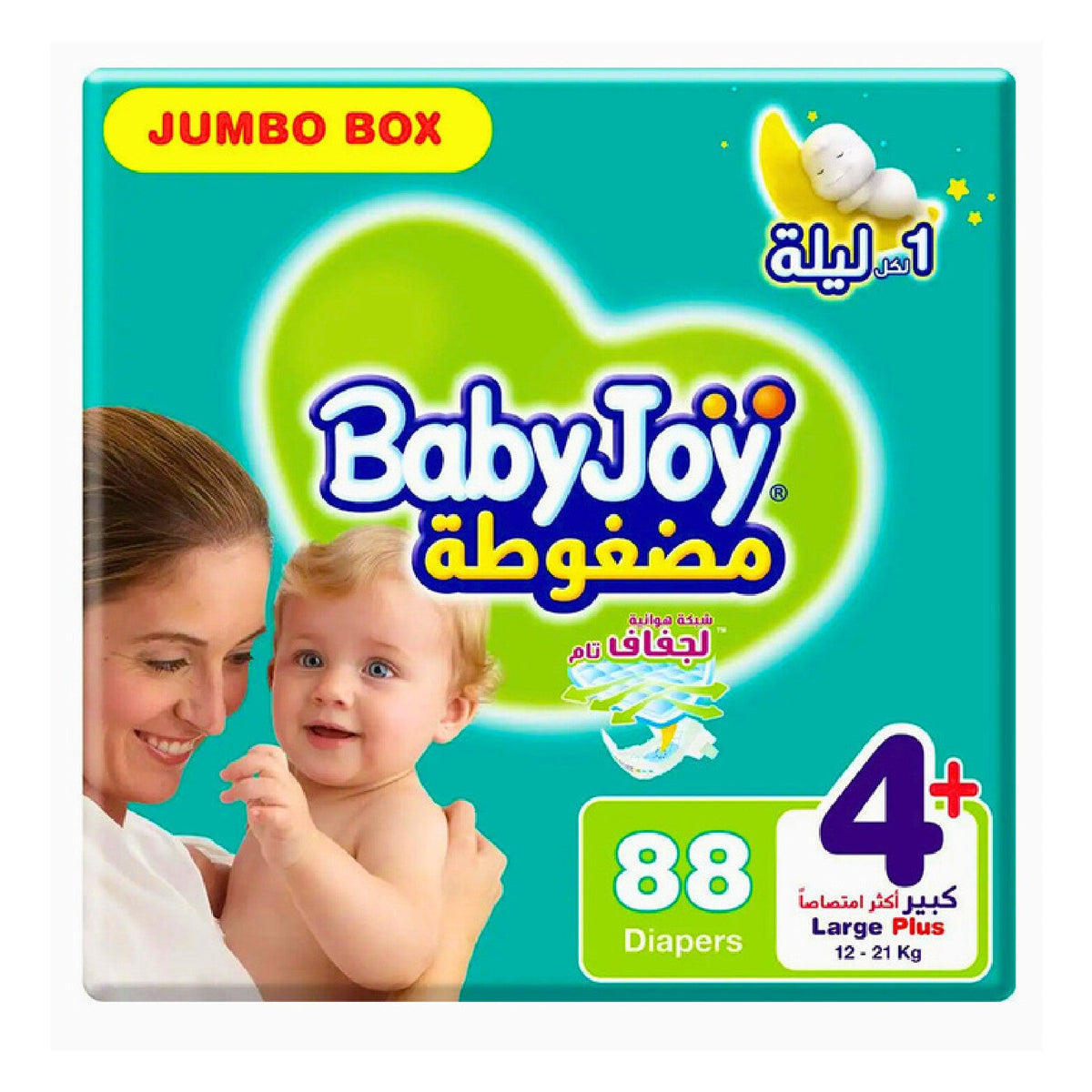 Baby Joy Large Pack 4+/88PCS