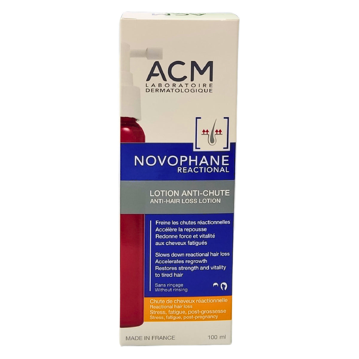 ACM Novophane Lotion for Hair Strengthening and Anti Hair Loss 100ml