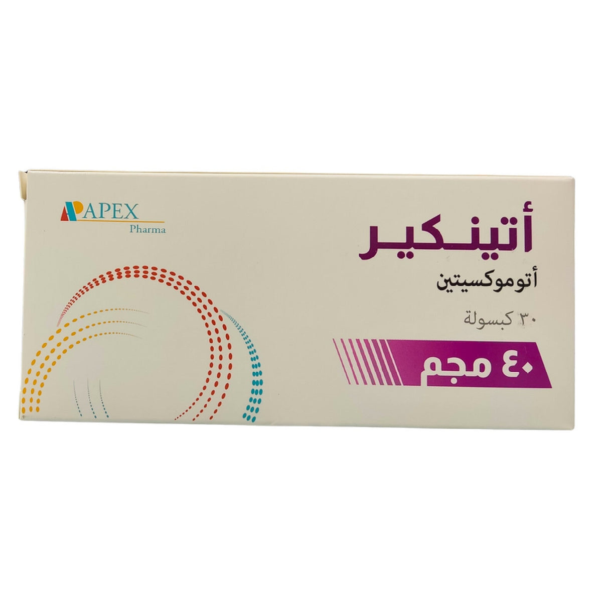 Attencare Atomoxetine ADHD Treatment 40mg 30 Capsules