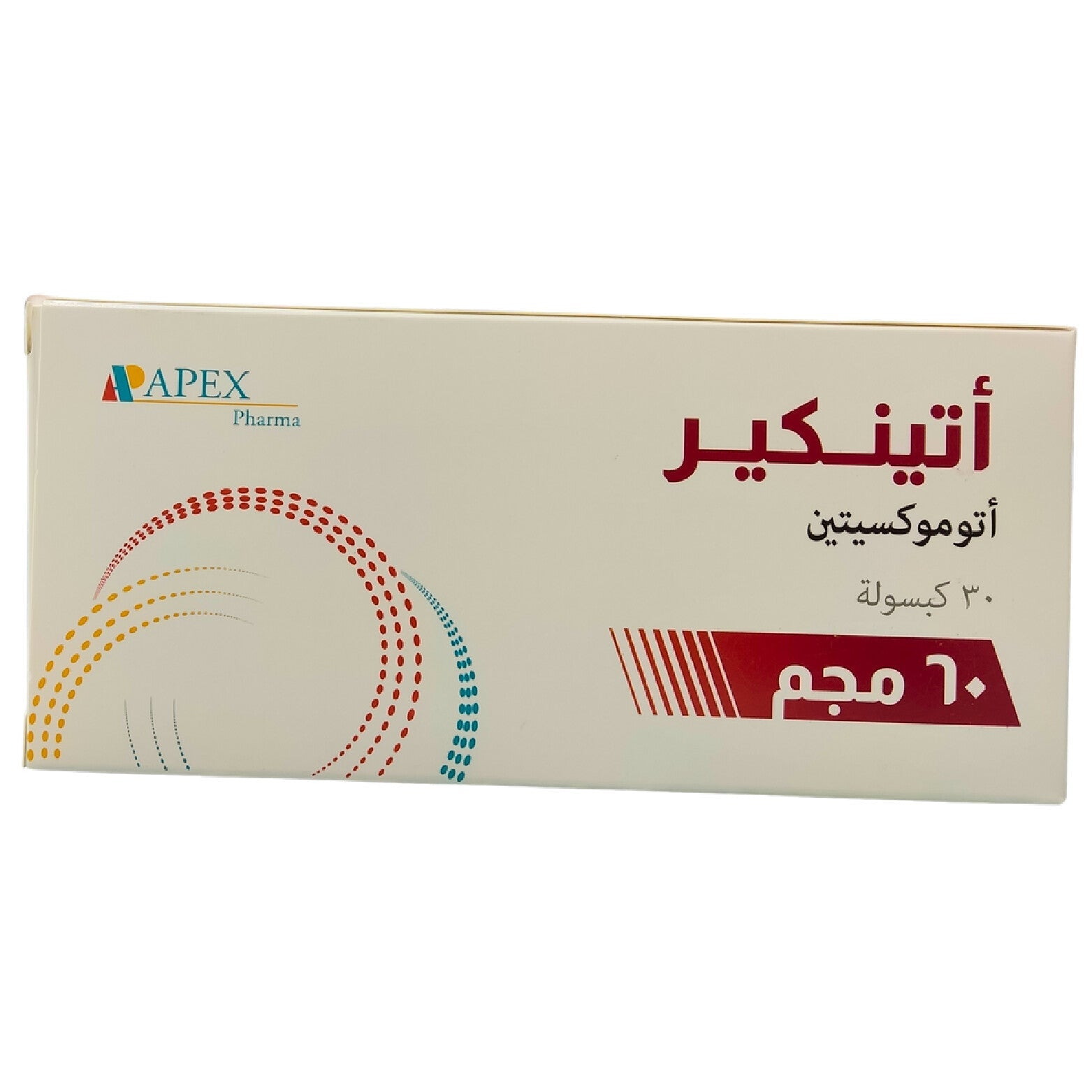 Attencare Atomoxetine ADHD Treatment 60mg 30 Capsules
