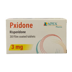 Pxidone 3mg Risperidone 30 Tablets