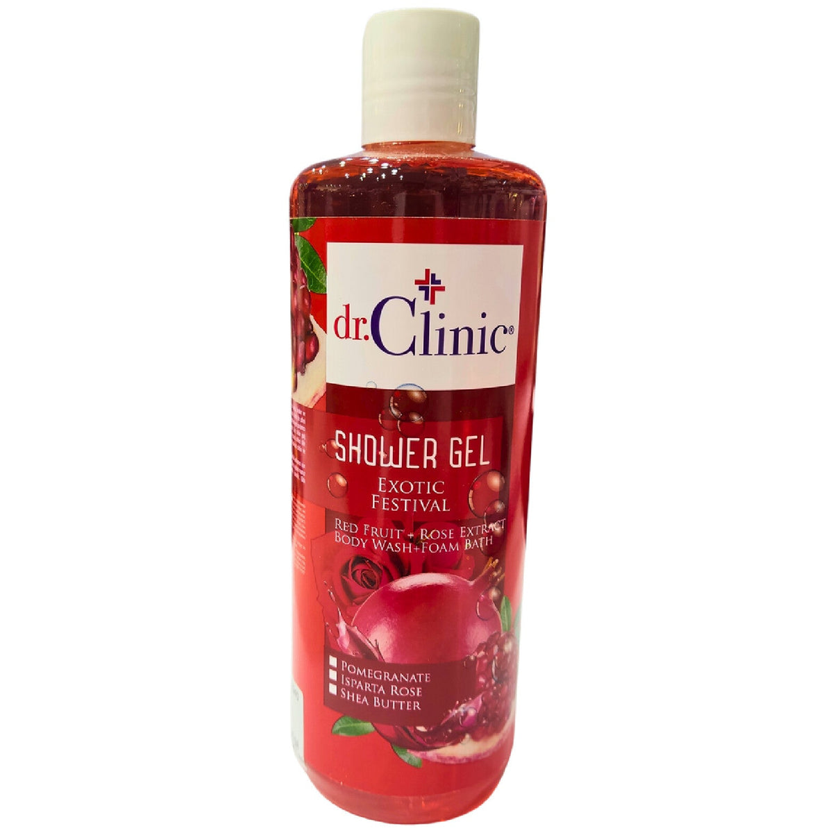 Dr. Clinic Rose & Pomegranate Refreshing Shower Gel â€“ 400ml
