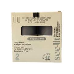 Fragrance Free Roll Deo 2Ã—50 ML SEE LIT MEDINZA