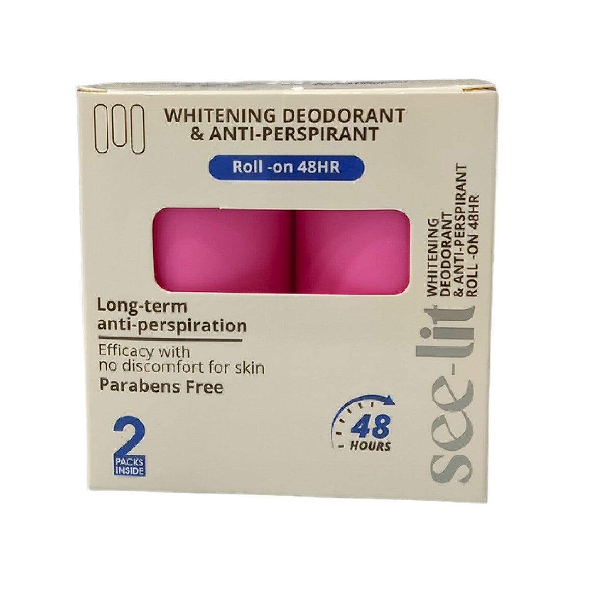 Cotton Dry Roll Deo 2Ã—50 ML SEE LIT MEDINZA