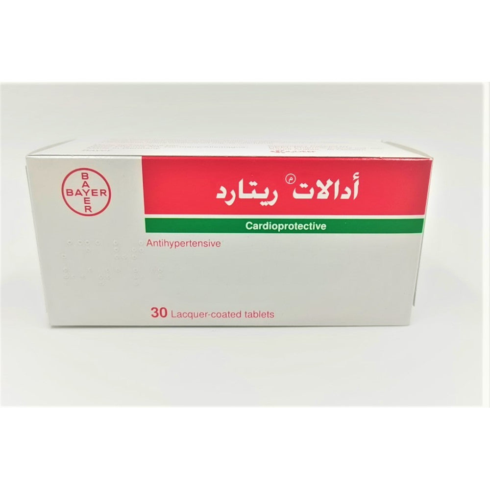 ADALAT RETARD NIFEDIPINE 30 TABLETS