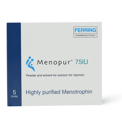 MENOPUR 75 IU 5 VIALS