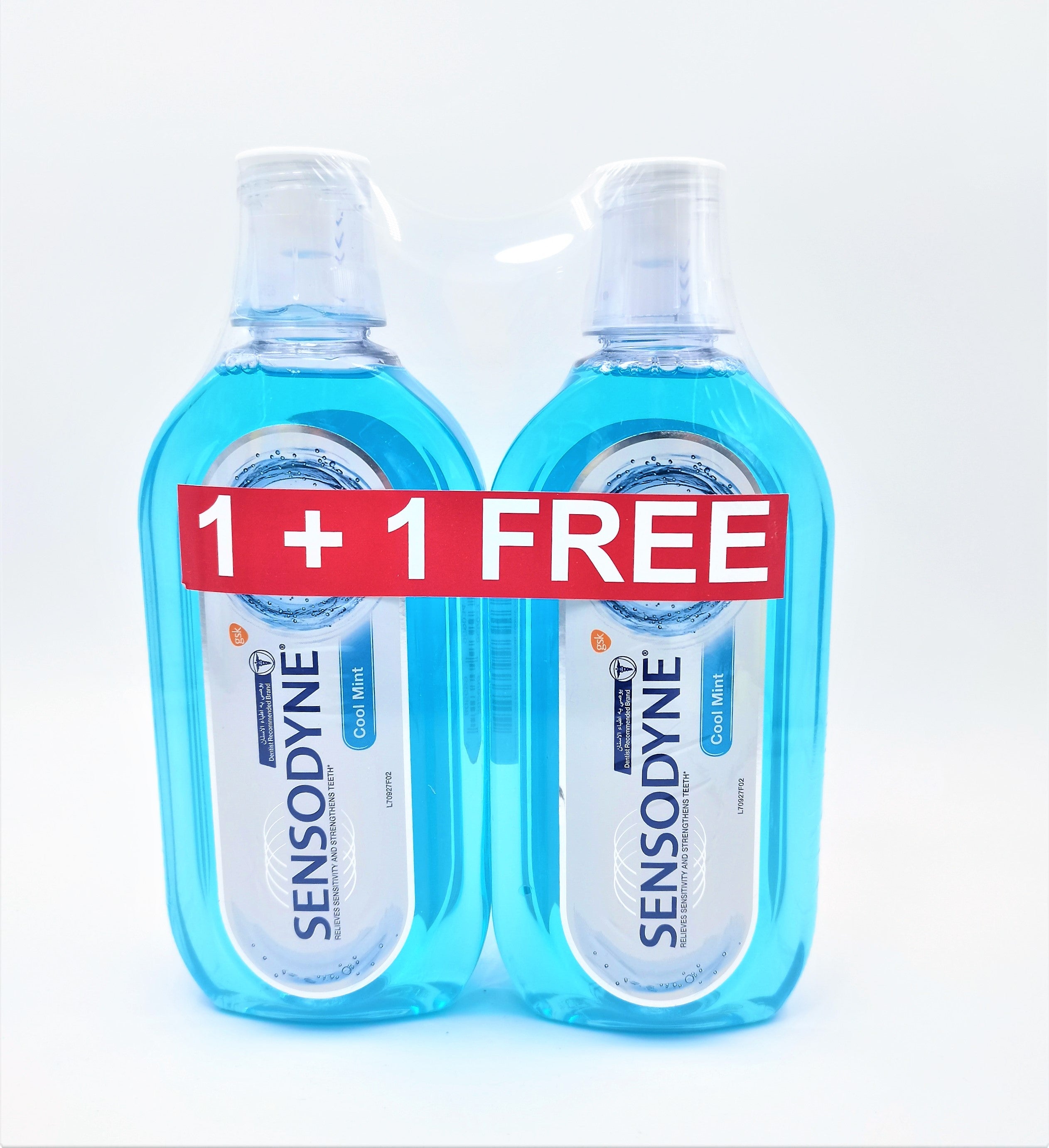 Sensoddyne Cool Mint Mouth Wash 1+1 Free