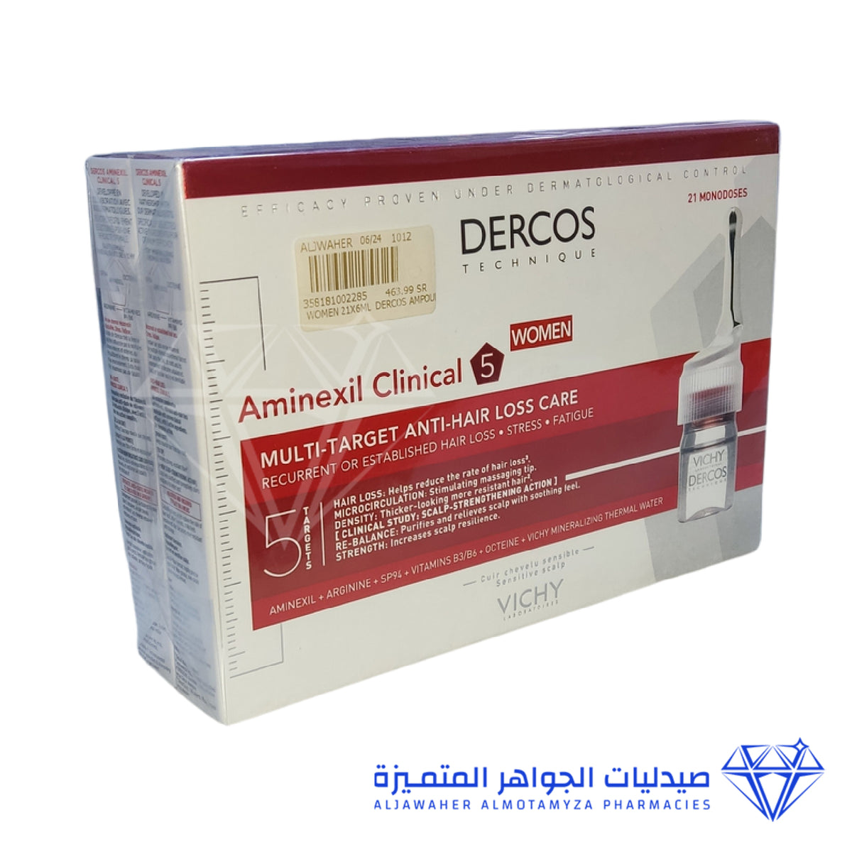 Vichy Women's Dercos Aminexil Clinical 5 Anti Hair Loss