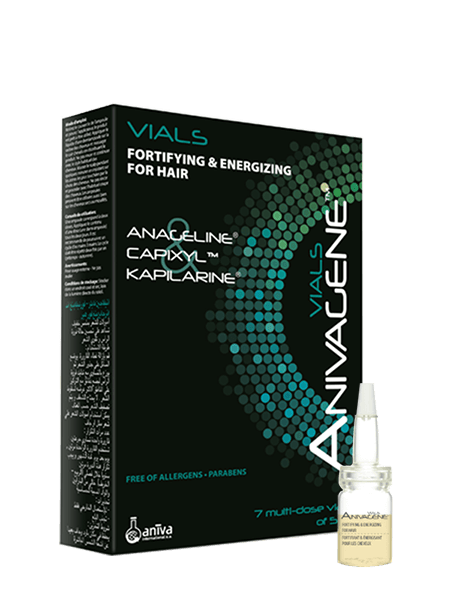 Anivagene Vials Fortifying & Energizing For Hair Treatment Against Hair Loss For Men & Women