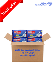 سانيتا اليجانس وسط جامبو كرتون 4 عبوات العبوه 22 قطعه