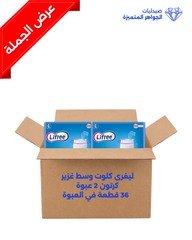 ليفرى كلوت  وسط غزير كرتون 2 عبوة  36قطعة في العبوة